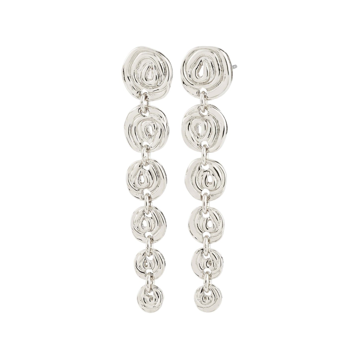 PILGRIM OORBELLEN AIR SILVER-PLATED