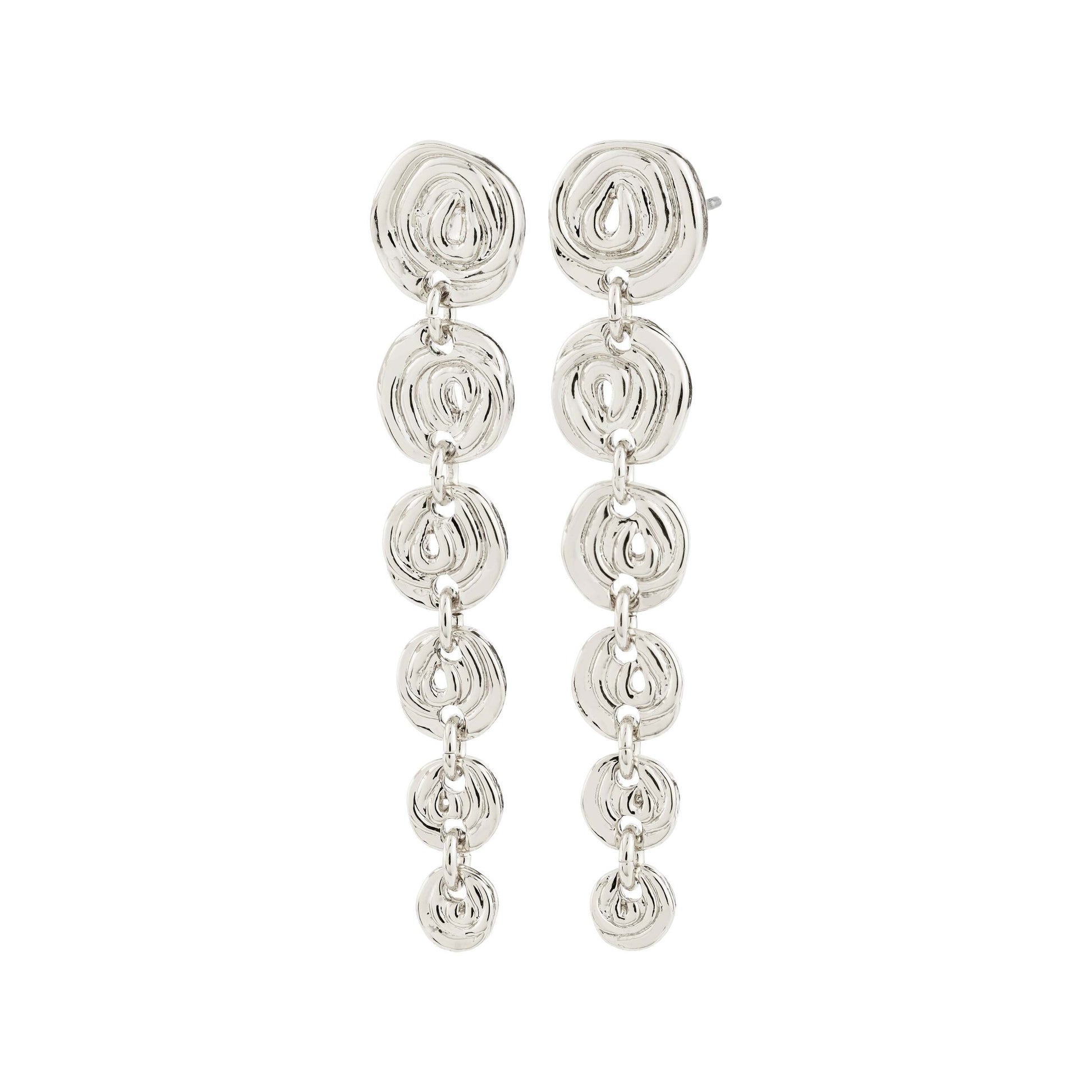 PILGRIM OORBELLEN AIR SILVER-PLATED