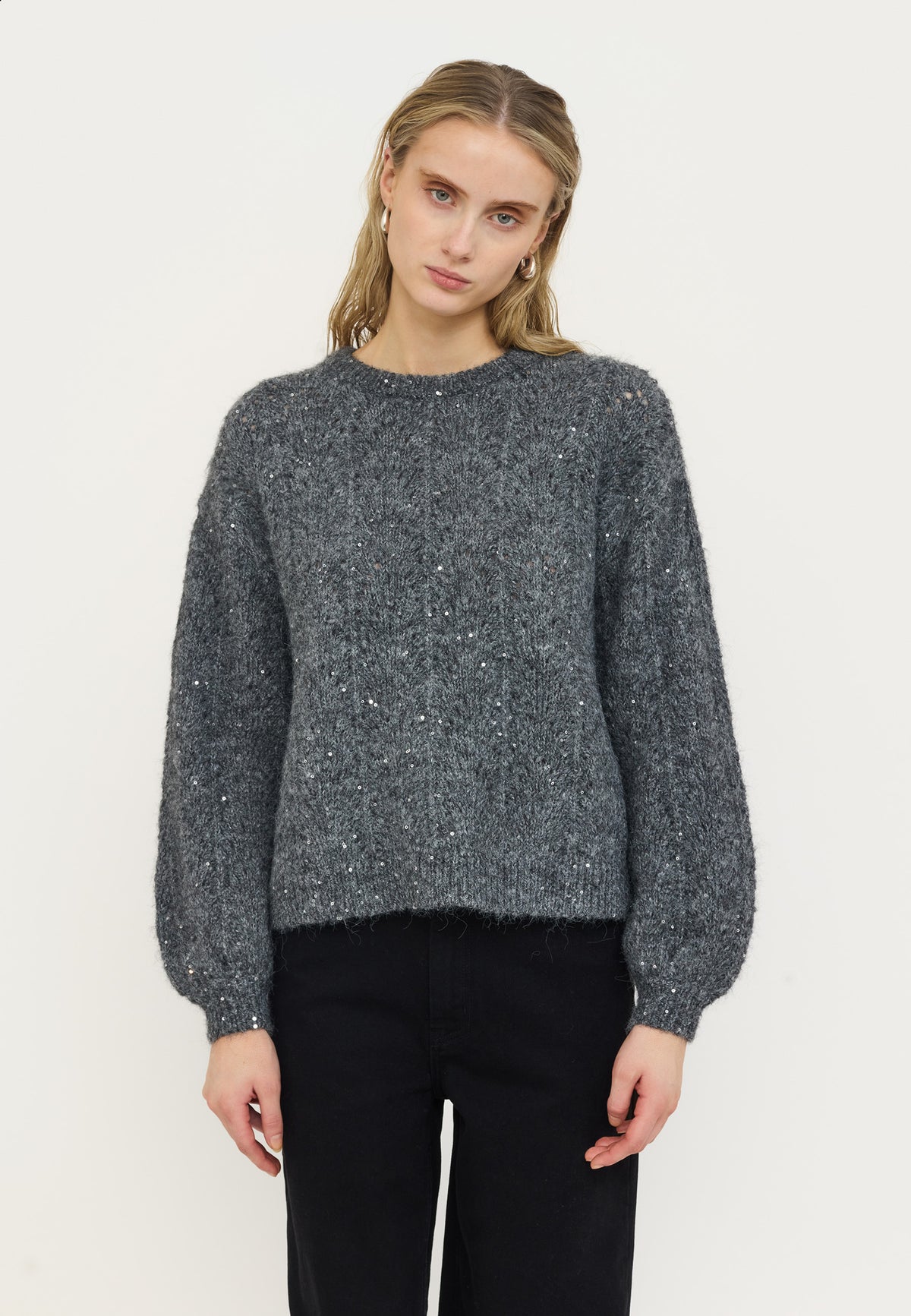SOFT REBELS TRUI FRANCES DARK GREY MELANGE