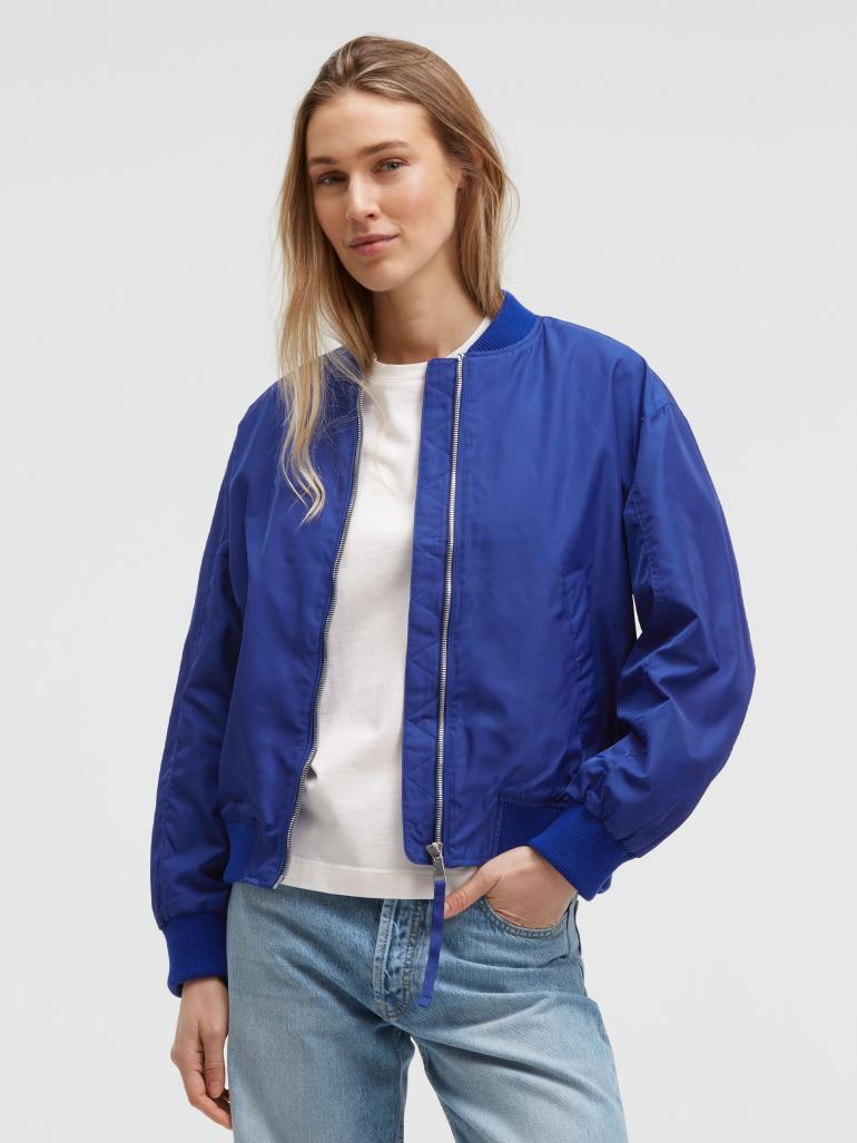 SENSES THE LABEL BOMBERJACKET BRIGHT BLUE