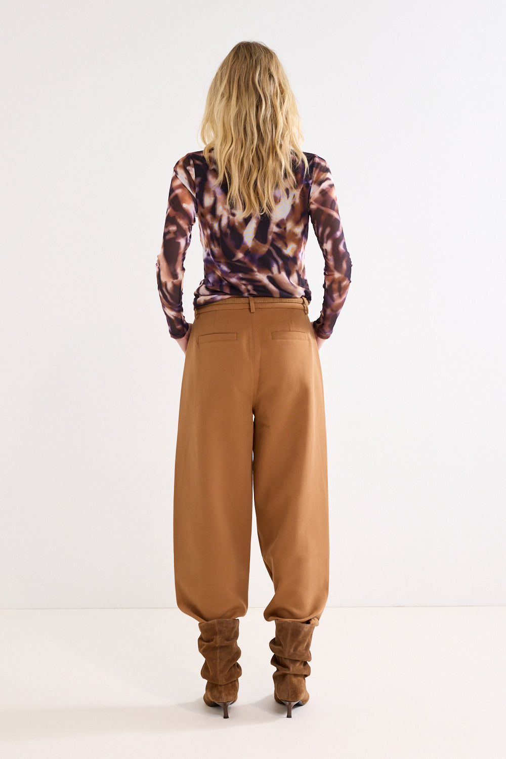 TRAMONTANA BROEK CINNAMON MELANGE