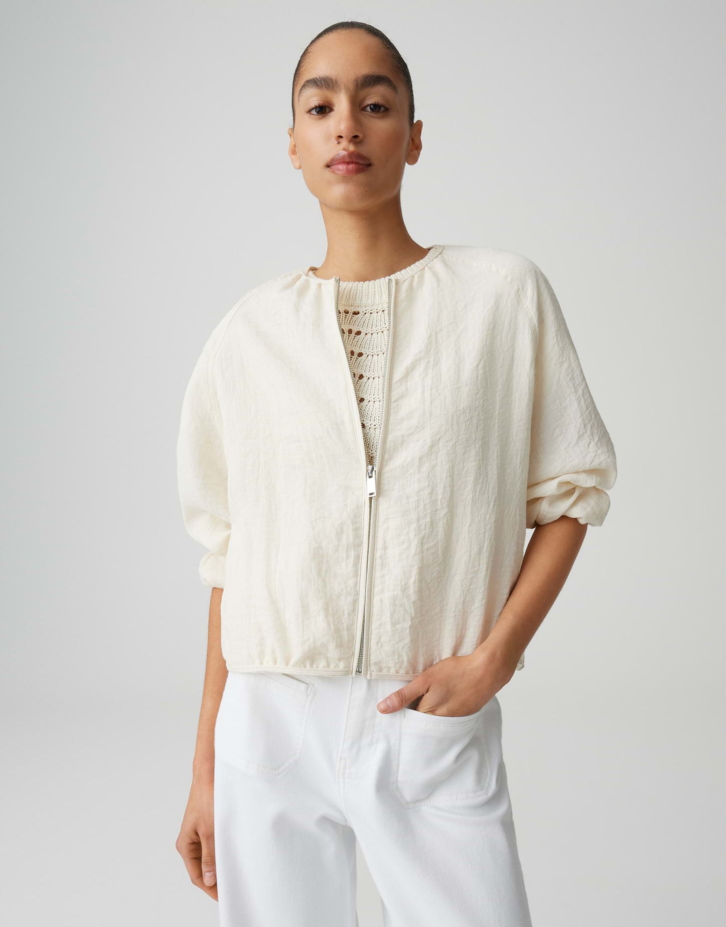 OPUS JACKET JAROSA LIGHT COTTON