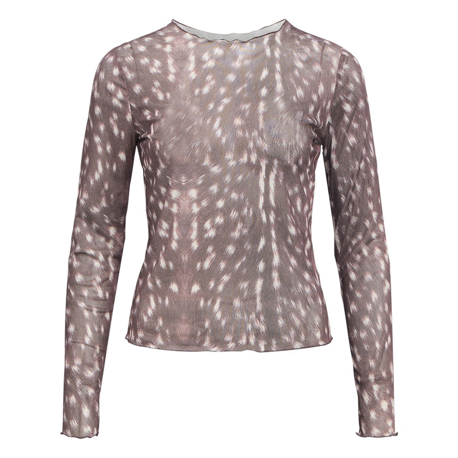 OBJECT TOP MONTANA COCOA BROWN/CLOUD DANCER/BLACK