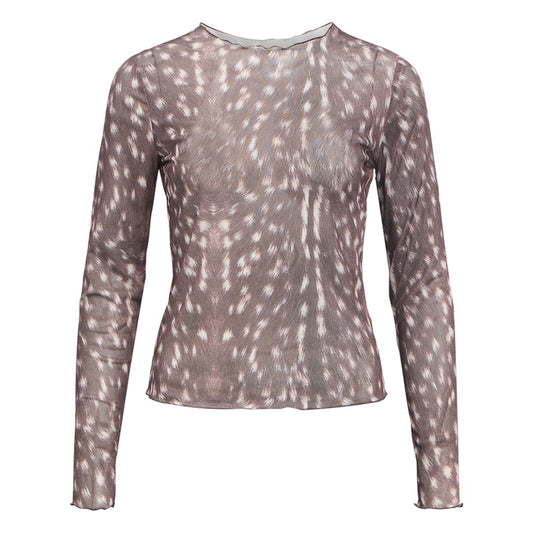 OBJECT TOP MONTANA COCOA BROWN/CLOUD DANCER/BLACK