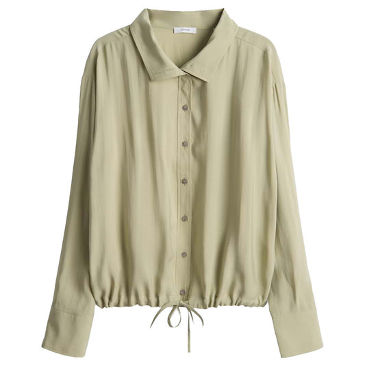 OPUS BLOUSE FAYRA SOFT MATCHA