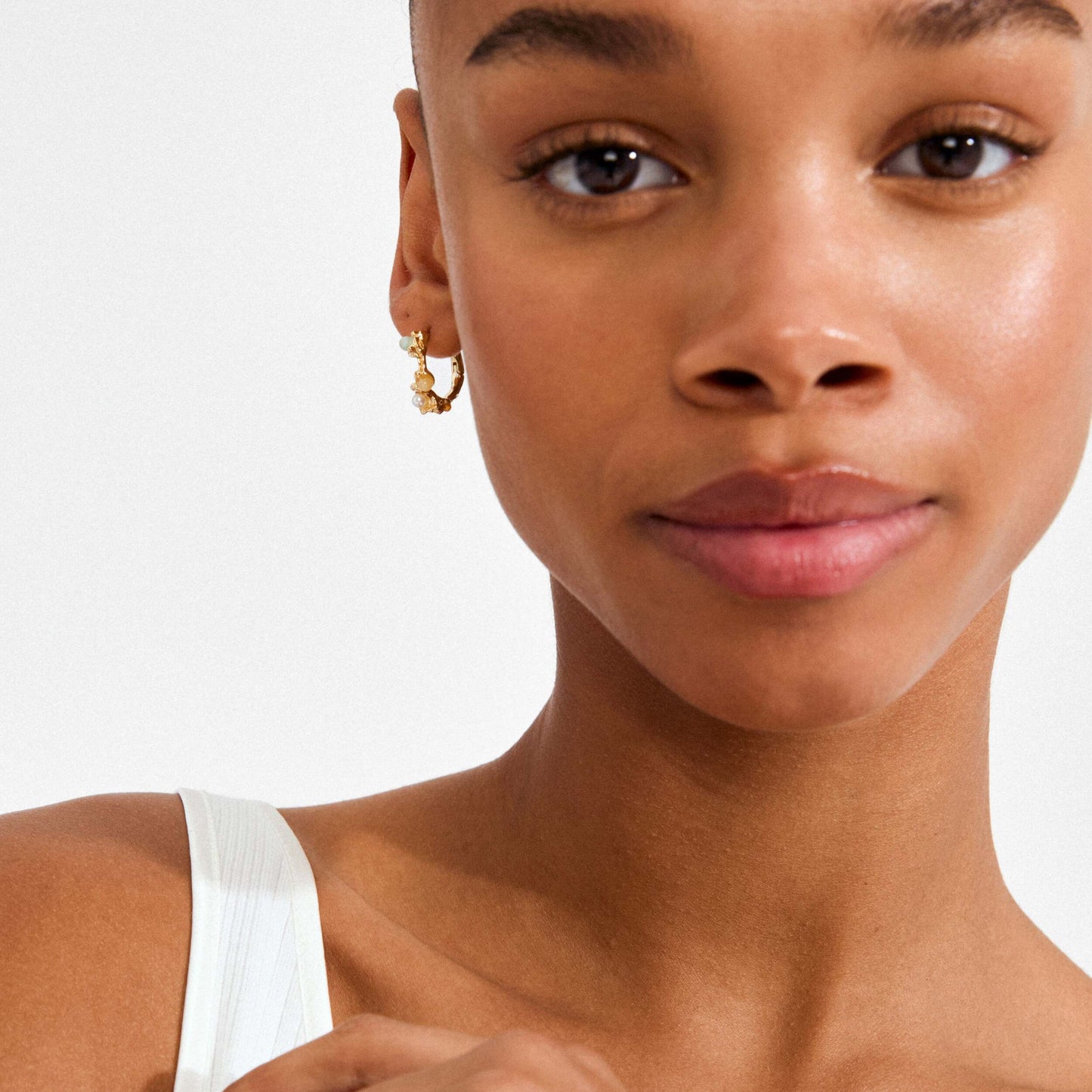 PILGRIM OORBELLEN IRIS GOLD-PLATED