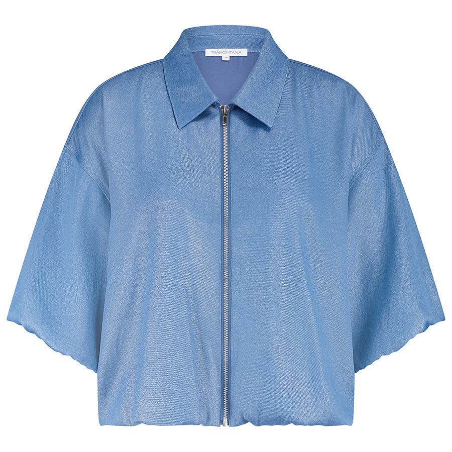 TRAMONTANA JACKET BALLOON COATED BREEZY BLUE