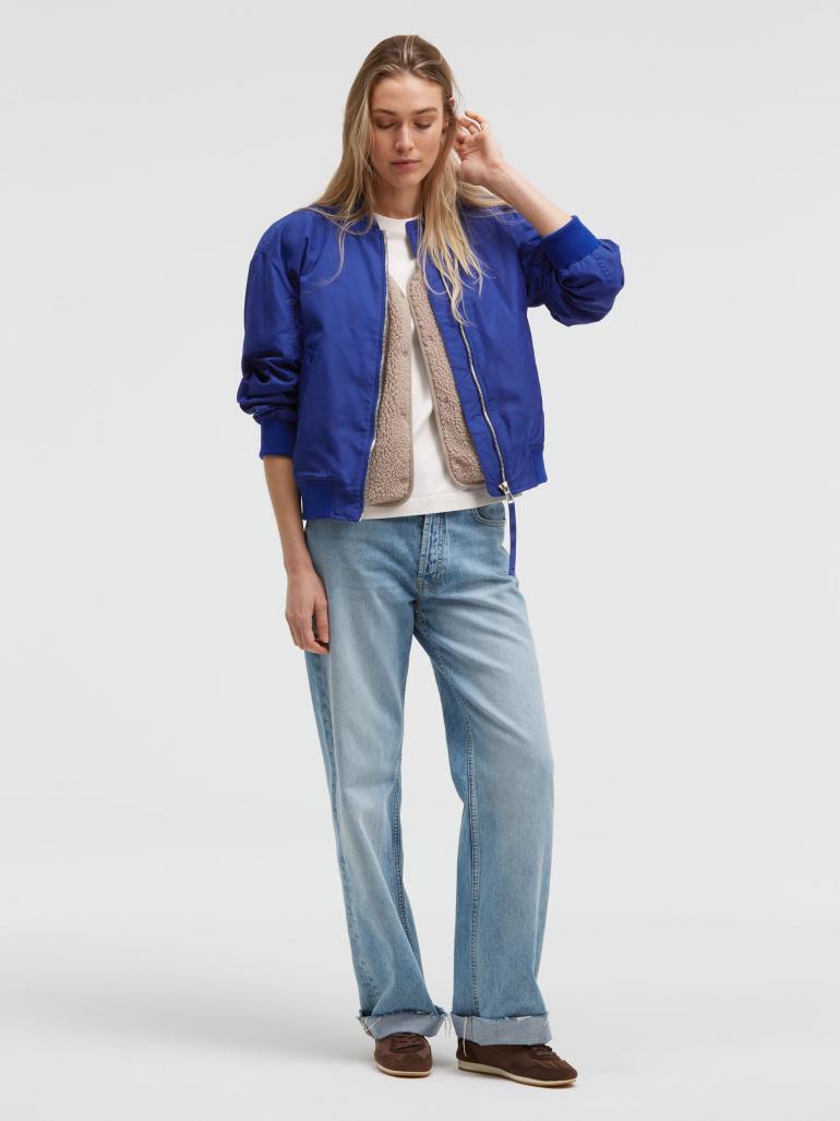 SENSES THE LABEL BOMBERJACKET BRIGHT BLUE
