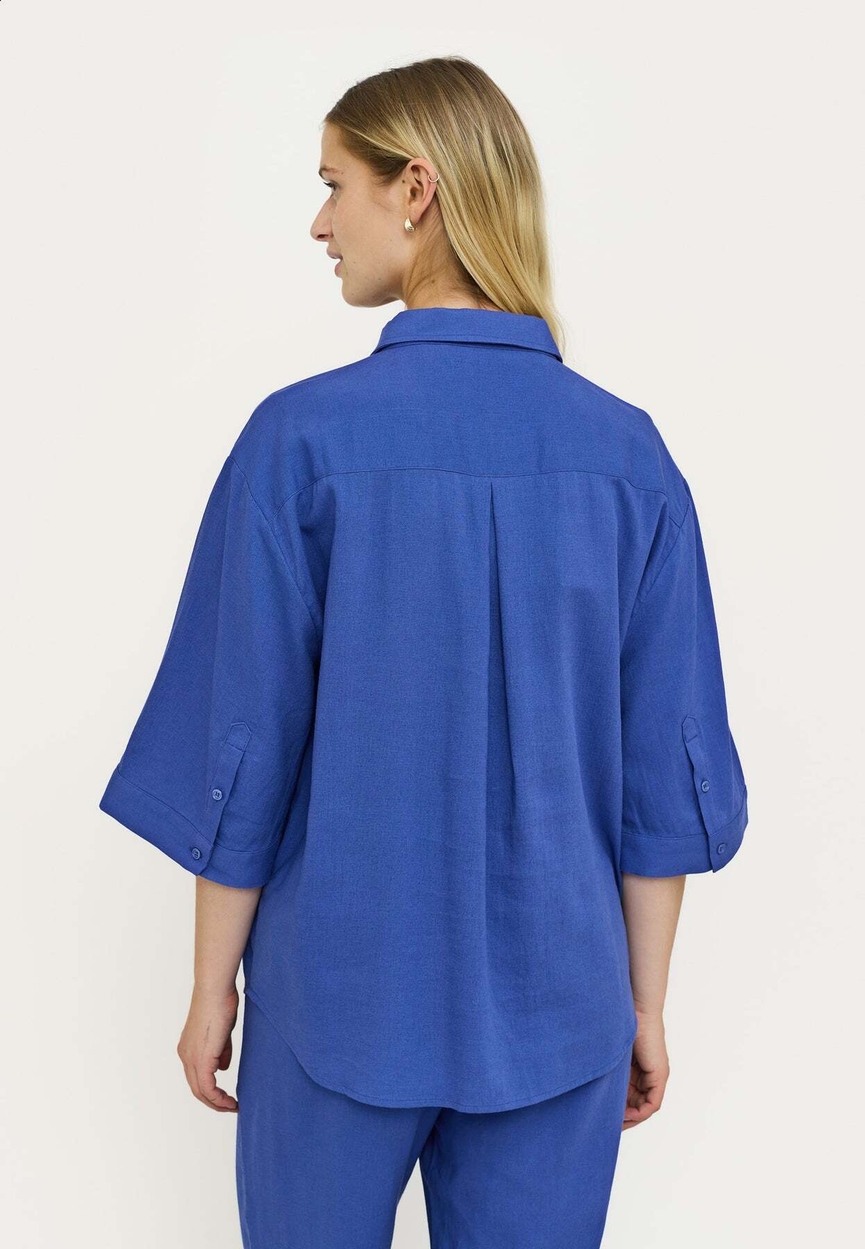 SOFT REBELS BLOUSE YINDI DEEP ULTRAMARINE