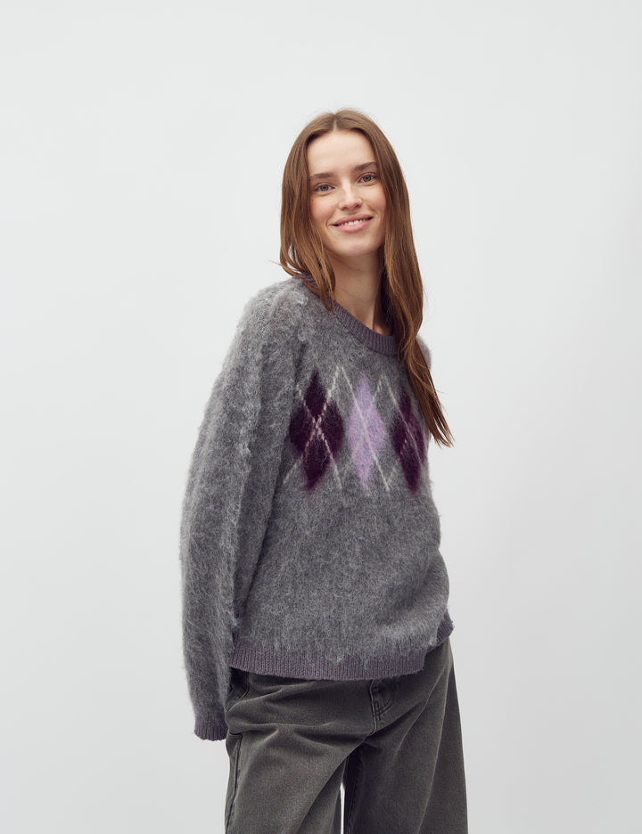 MBYM TRUI CHAINA DARK GREY MELANGE