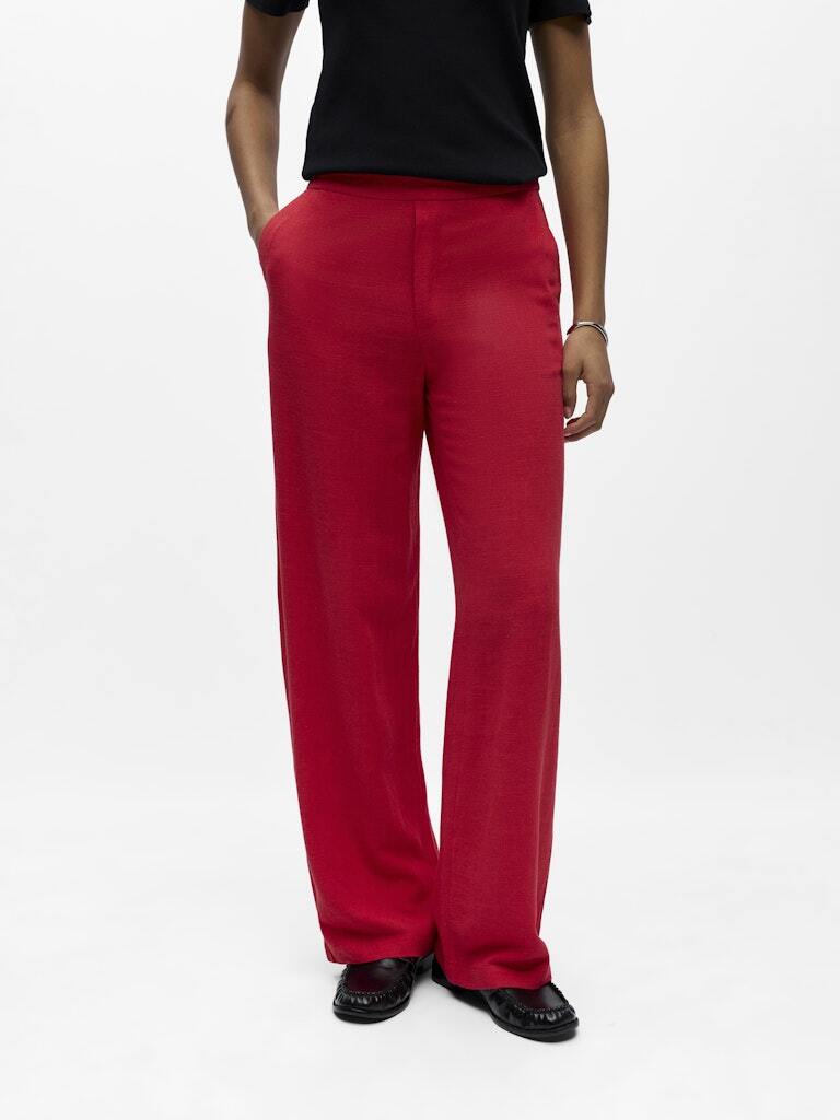 OBJECT BROEK SANNE ALINE POINSETTIA