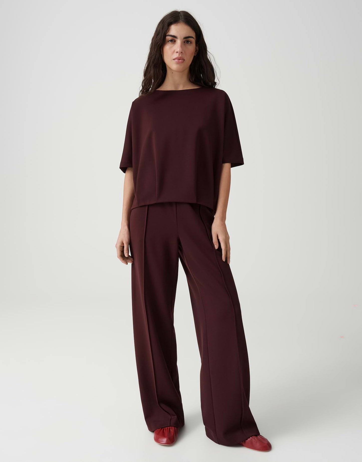 OPUS SWEATSHIRT GINNE CHERRY JAM