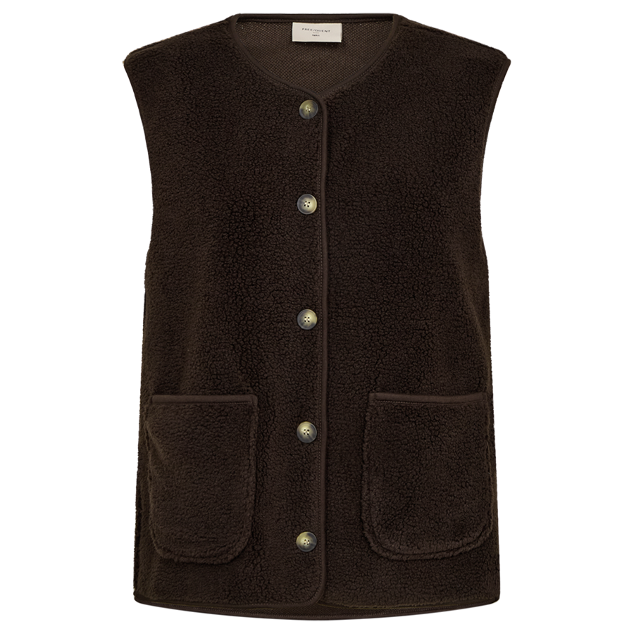 FREEQUENT GILET TEDDY MOLE