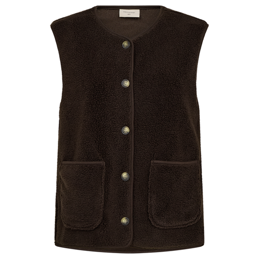 FREEQUENT GILET TEDDY MOLE