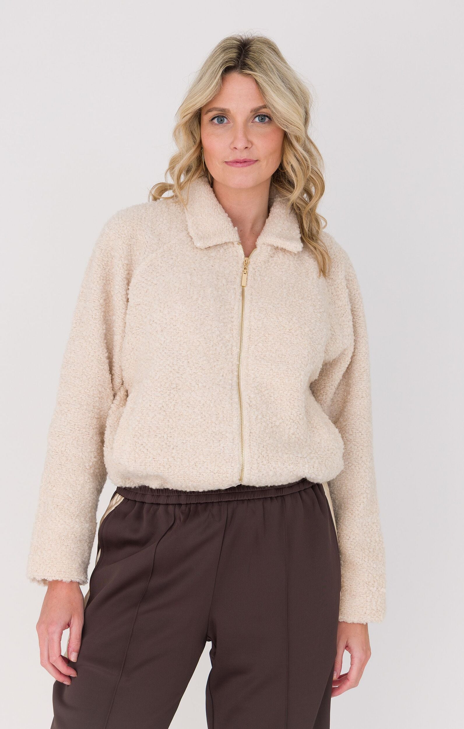 ANNA JACK BOUCLE BEIGE