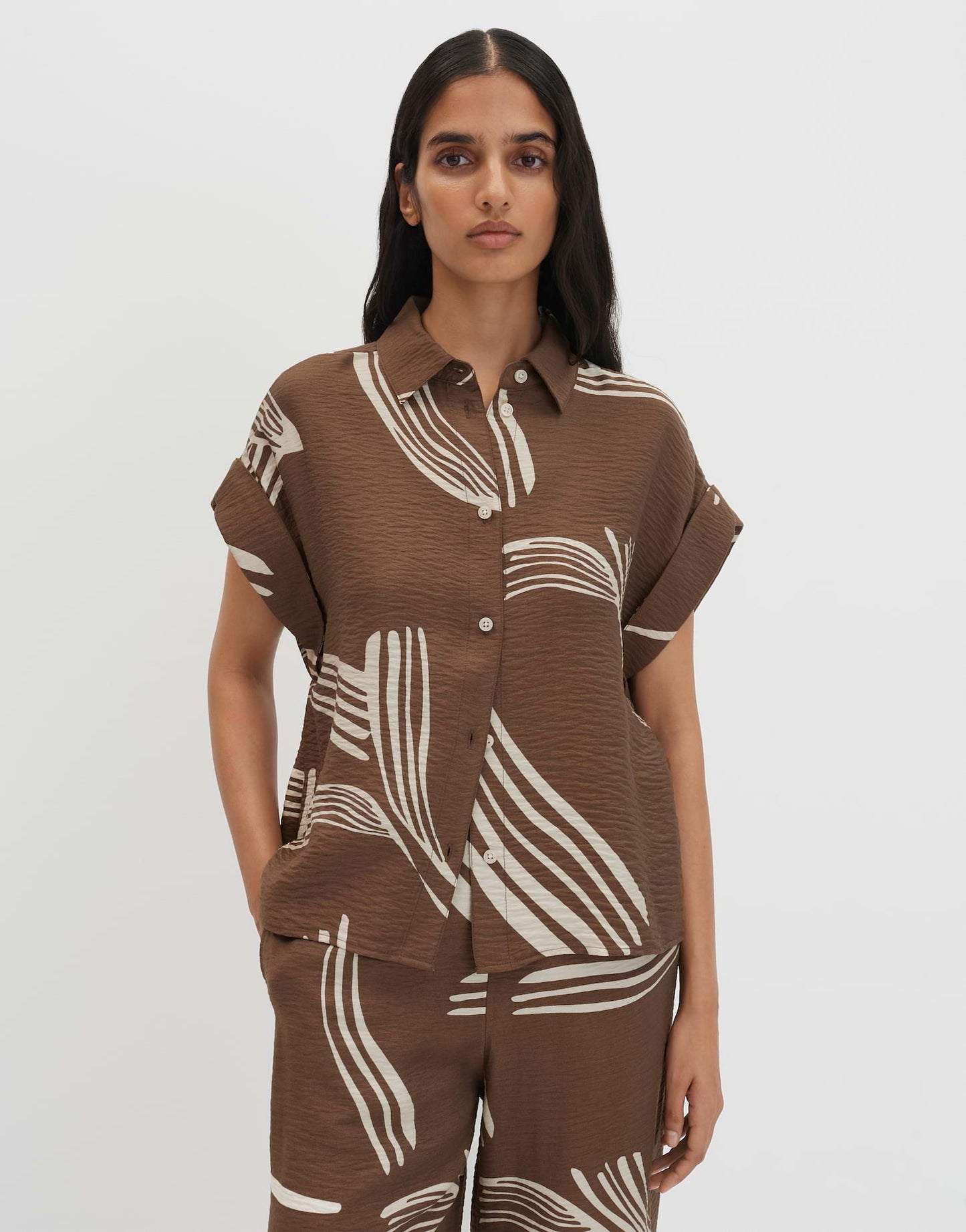 SOMEDAY BLOUSE ZELYNA HAZELNUT