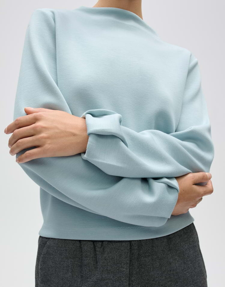OPUS SWEATER GISINNA DUSTY AQUA