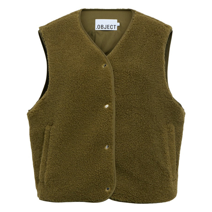 OBJECT GILET ELLA MARTINI OLIVE