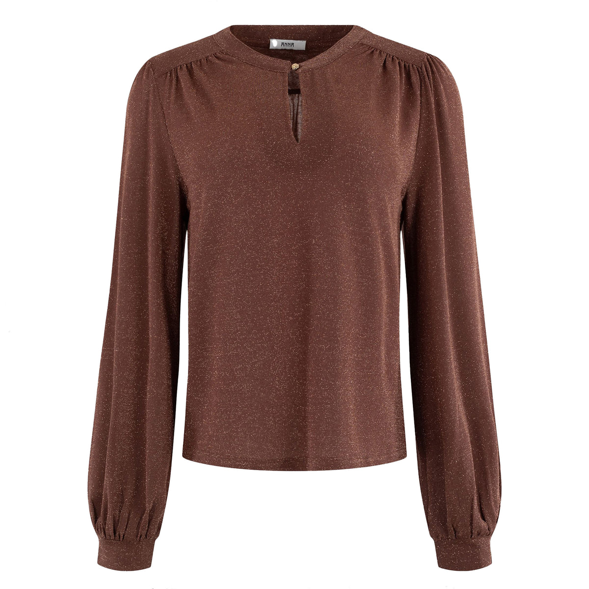 ANNA BLOUSE CARAMEL
