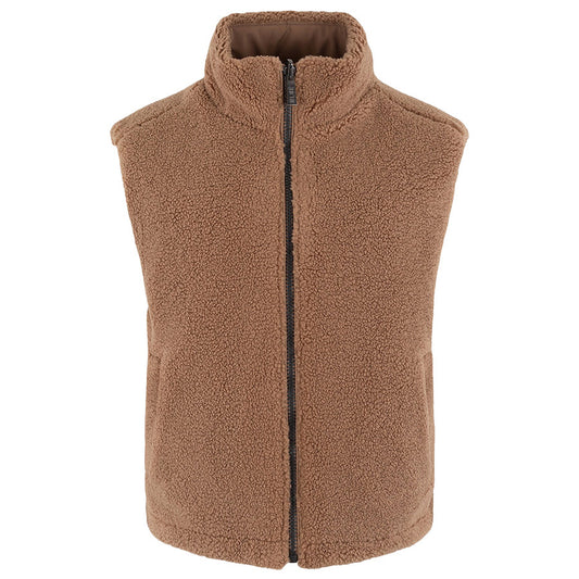 ANNA BLUE BODYWARMER FLINT CAMEL