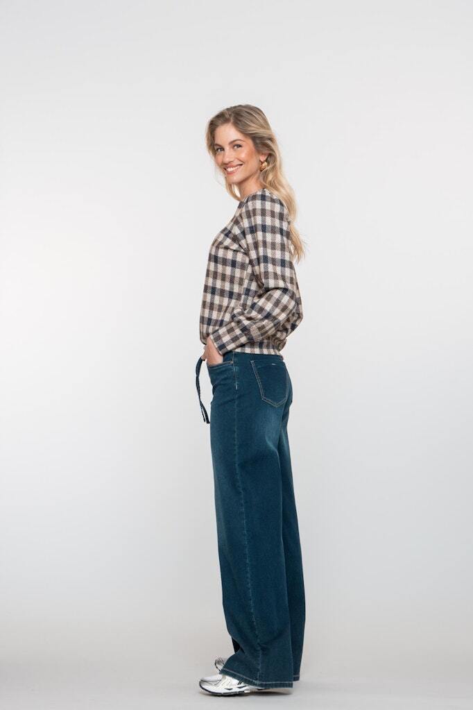 GEISHA JEANS LOOSE FIT DARK BLUE DENIM