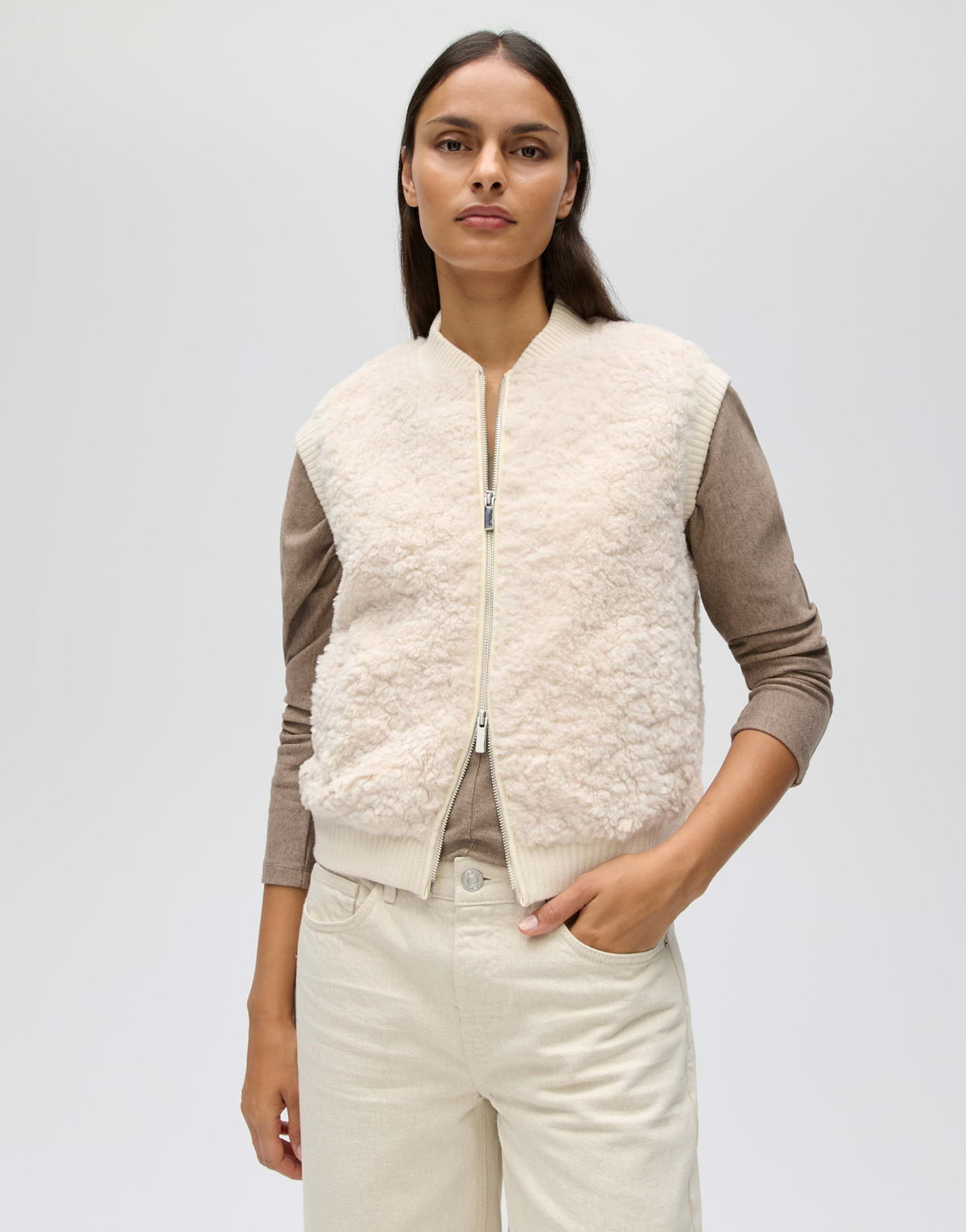 OPUS BODYWARMER GASTE SOFT CREAM
