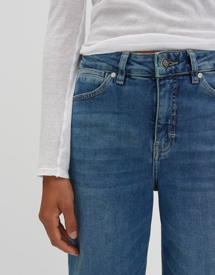 SOMEDAY JEANS CELLMA ICONIC MID MIST BLUE