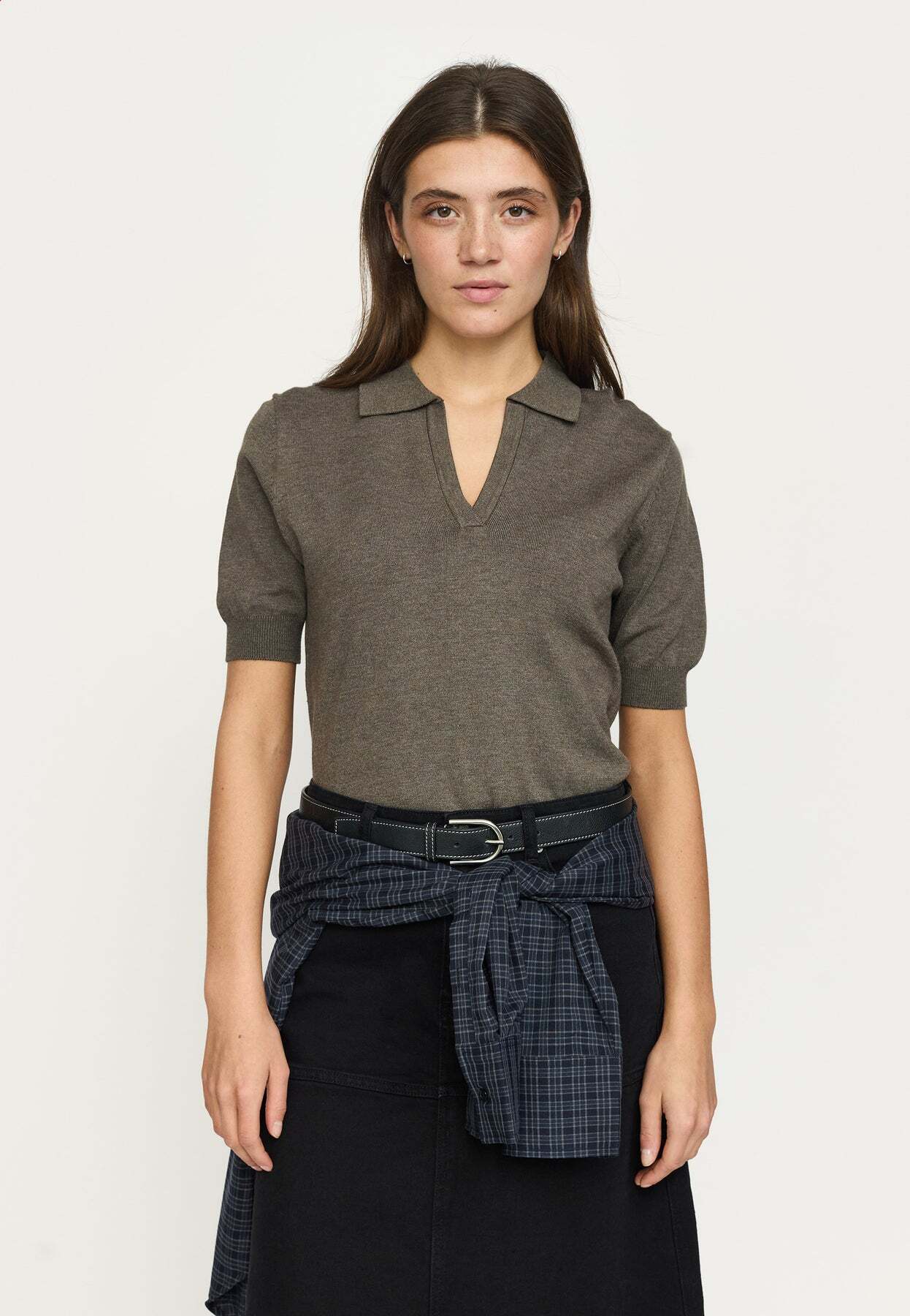 SOFT REBELS POLO PARKER CANTEEN MELANGE