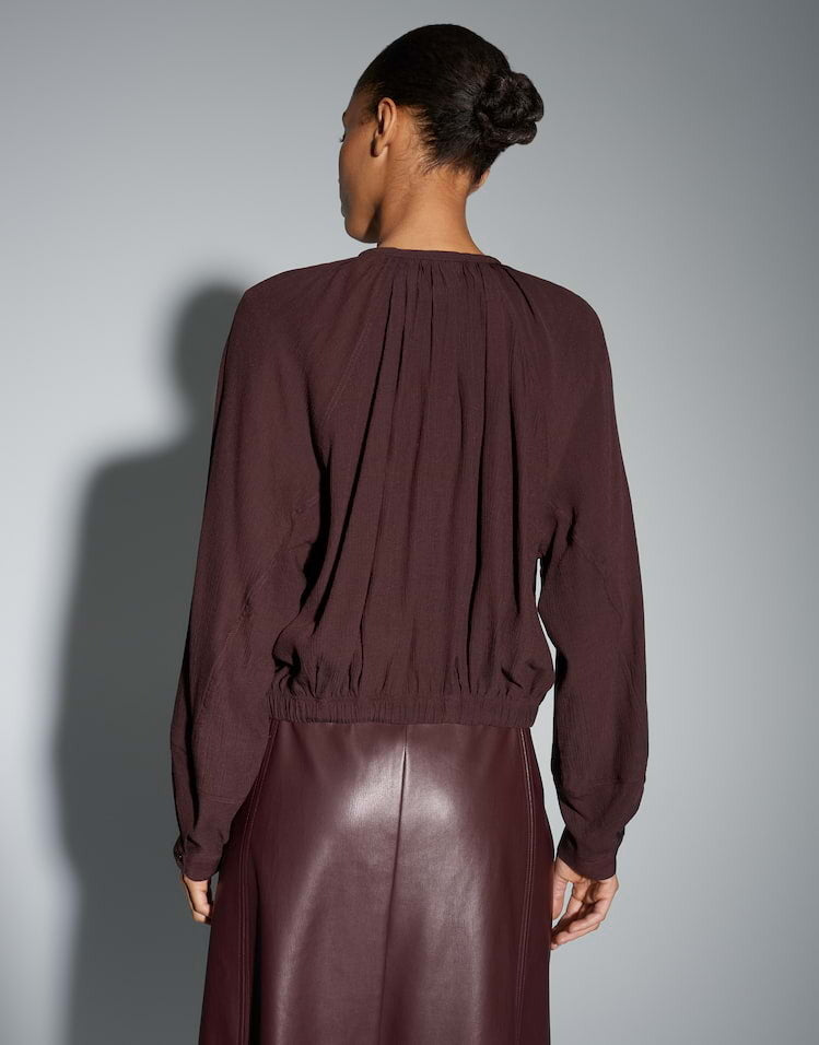 OPUS BLOUSE FALUNA DARK GRAPE