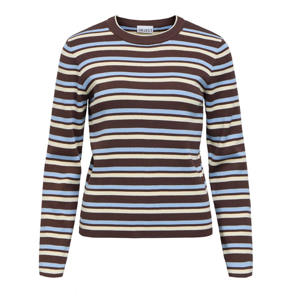 OBJECT SHIRT GERIBBELD SEAL BROWN/SERENITY + BIRCH