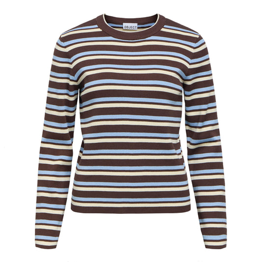 OBJECT SHIRT GERIBBELD SEAL BROWN/SERENITY + BIRCH