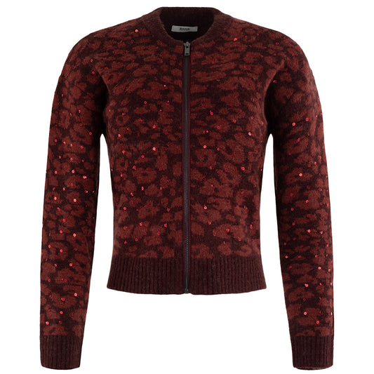 ANNA VEST MERLOT DESSIN