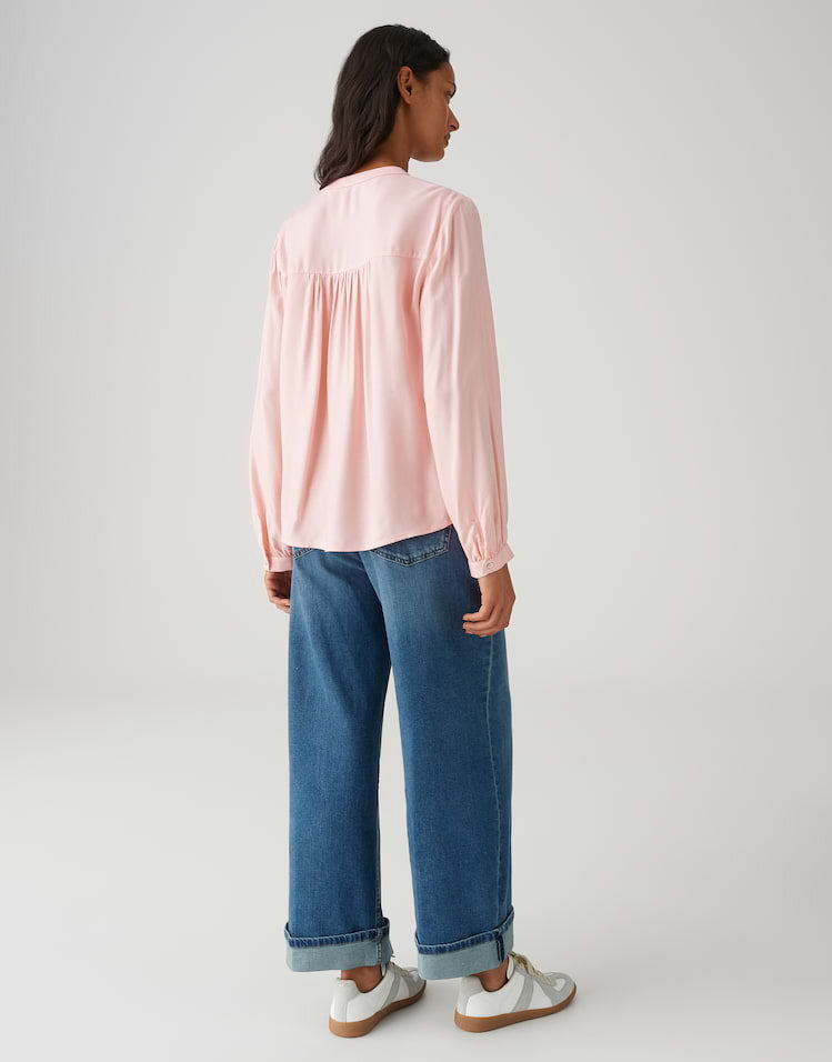 OPUS BLOUSE FLANORA CORAL BLUSH