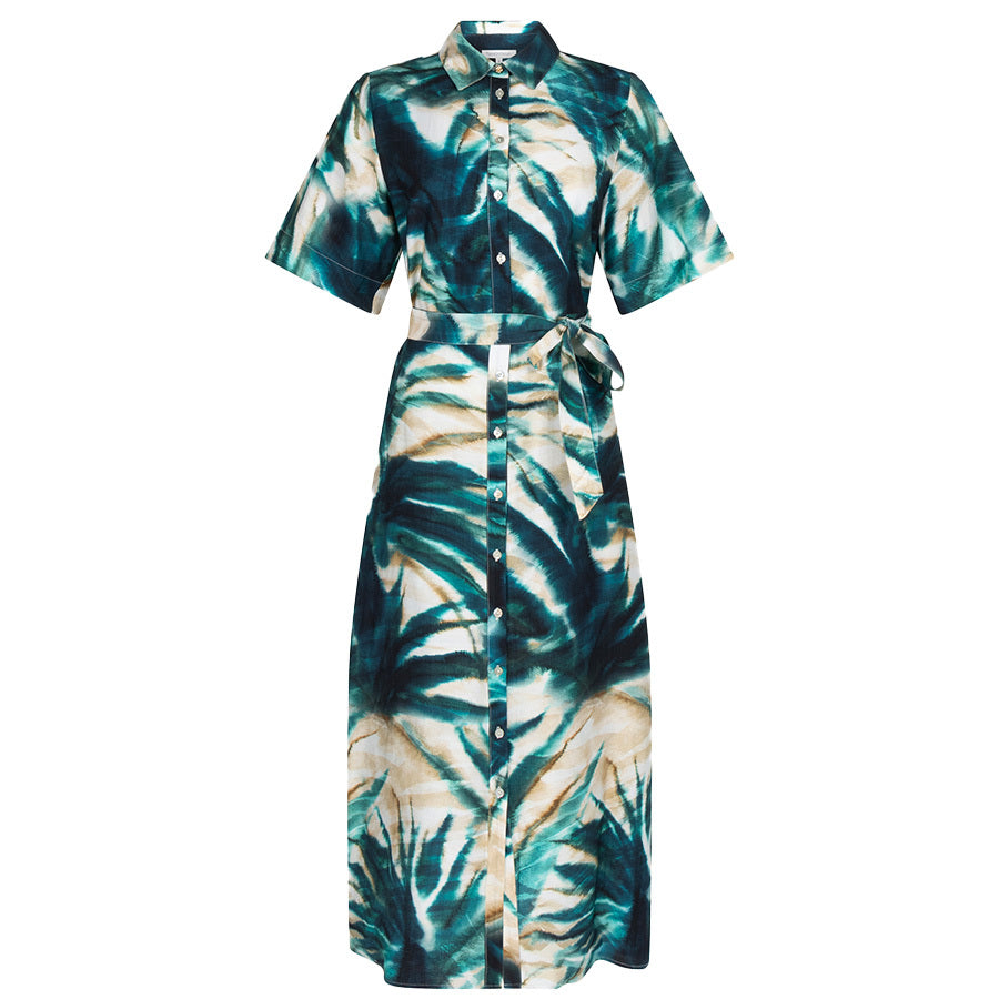 TRAMONTANA JURK BOTANIQUE PRINT BLUES