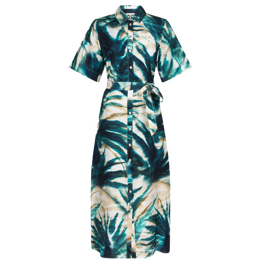TRAMONTANA JURK BOTANIQUE PRINT BLUES