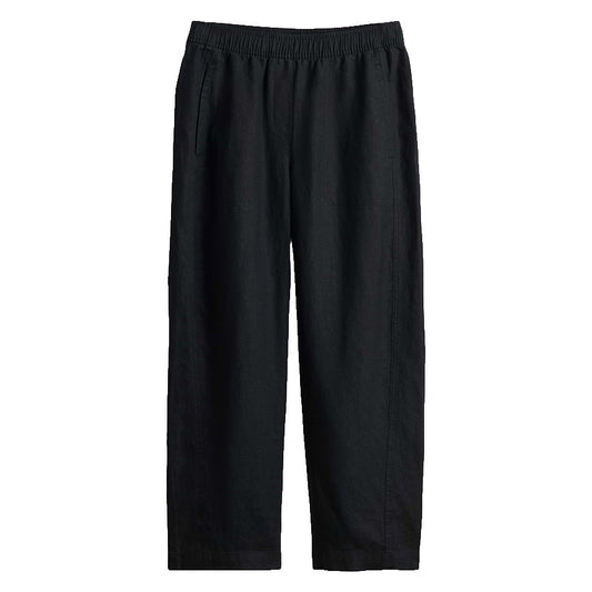 OPUS BROEK MYHA LINEN BLACK