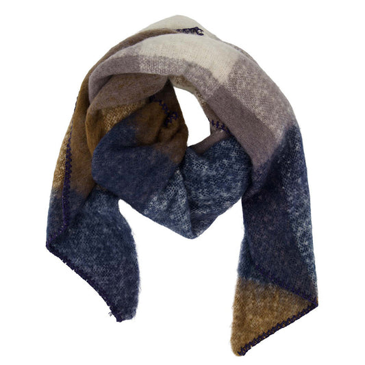 ZUSSS TRIANGLE SJAAL MET RUIT NAVY