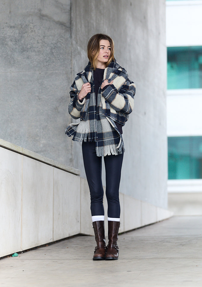 ANNA BLUE JASJE ANDY DENIM CHECK