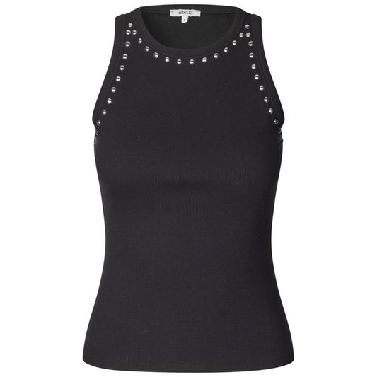 MBYM TOP JAXSON STUDS BLACK