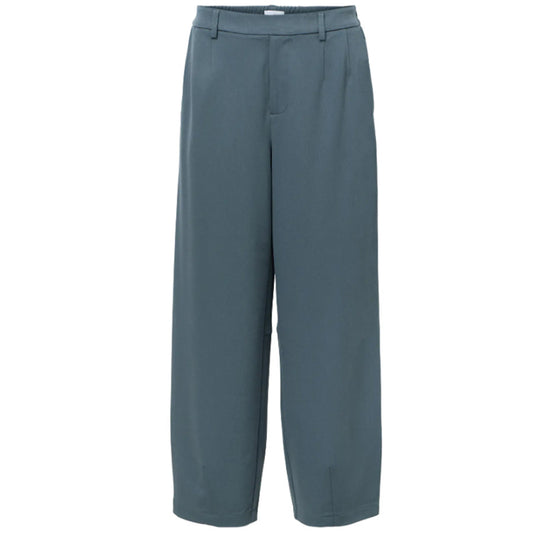 OBJECT BROEK LISA BARREL DARK SLATE