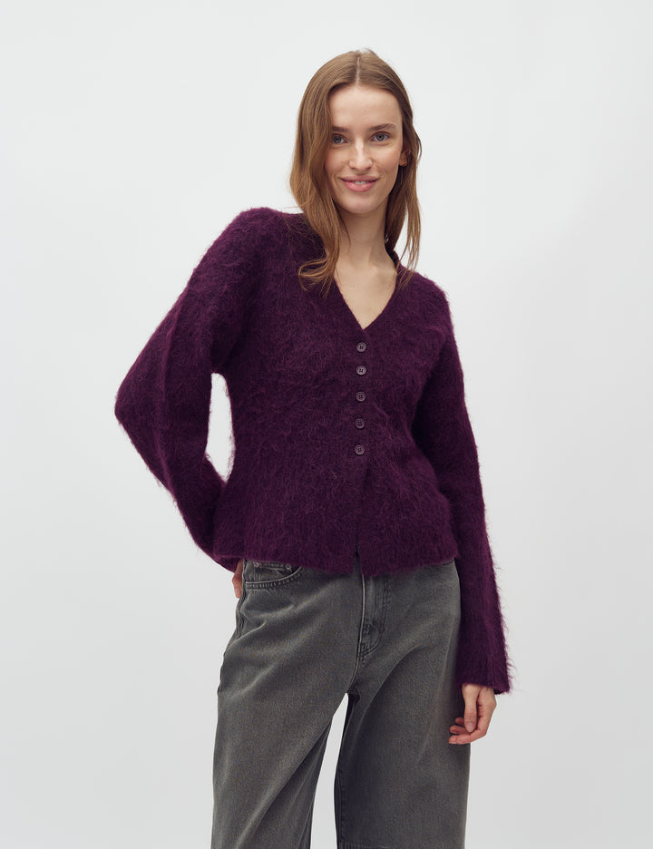 MBYM VEST CONNI BLACKBERRY WINE