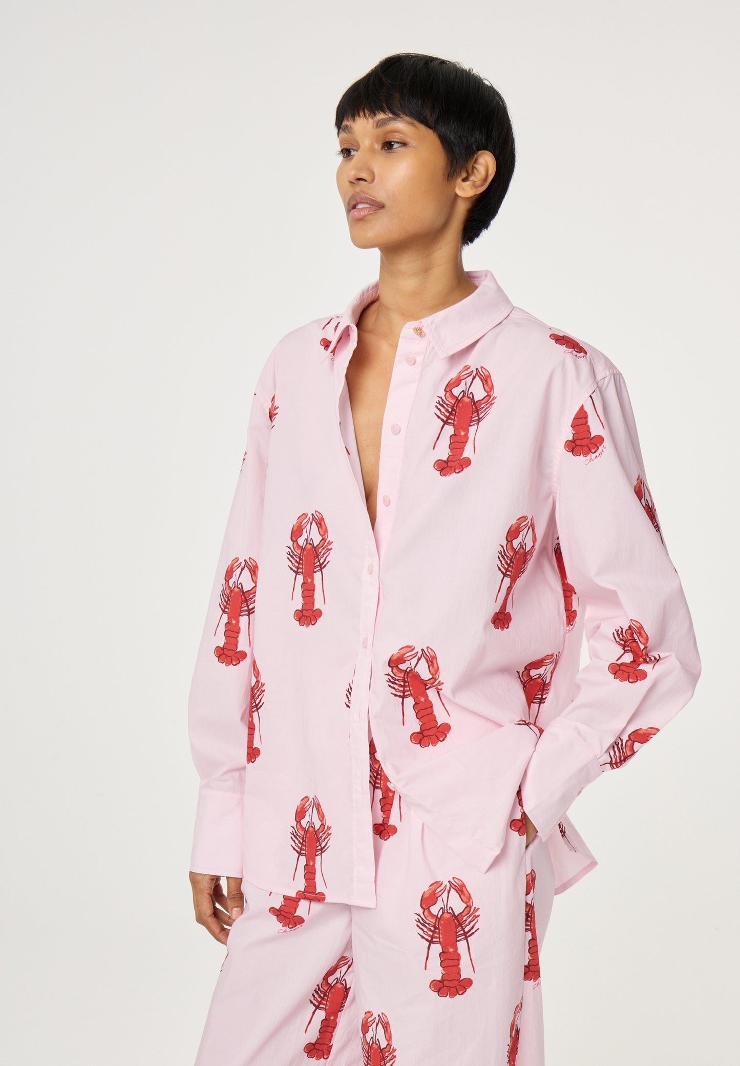 FABIENNE CHAPOT BLOUSE TONY CHERRY BLOSSOM/TANGERINE TANGO
