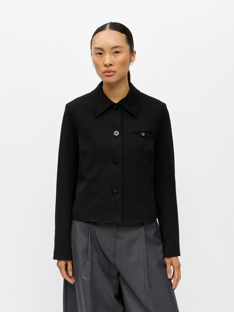 OBJECT BLAZER LISA SHORT {{BLACK}}