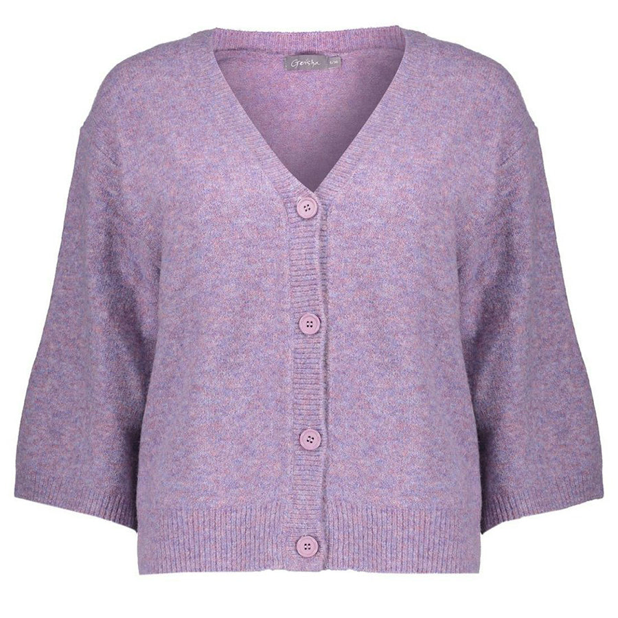 GEISHA VEST 3/4 SLEEVES LILAC