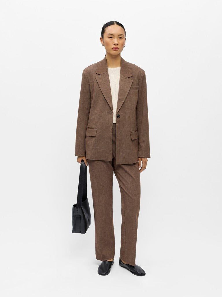 OBJECT BLAZER LISA CARAFE/MELANGE