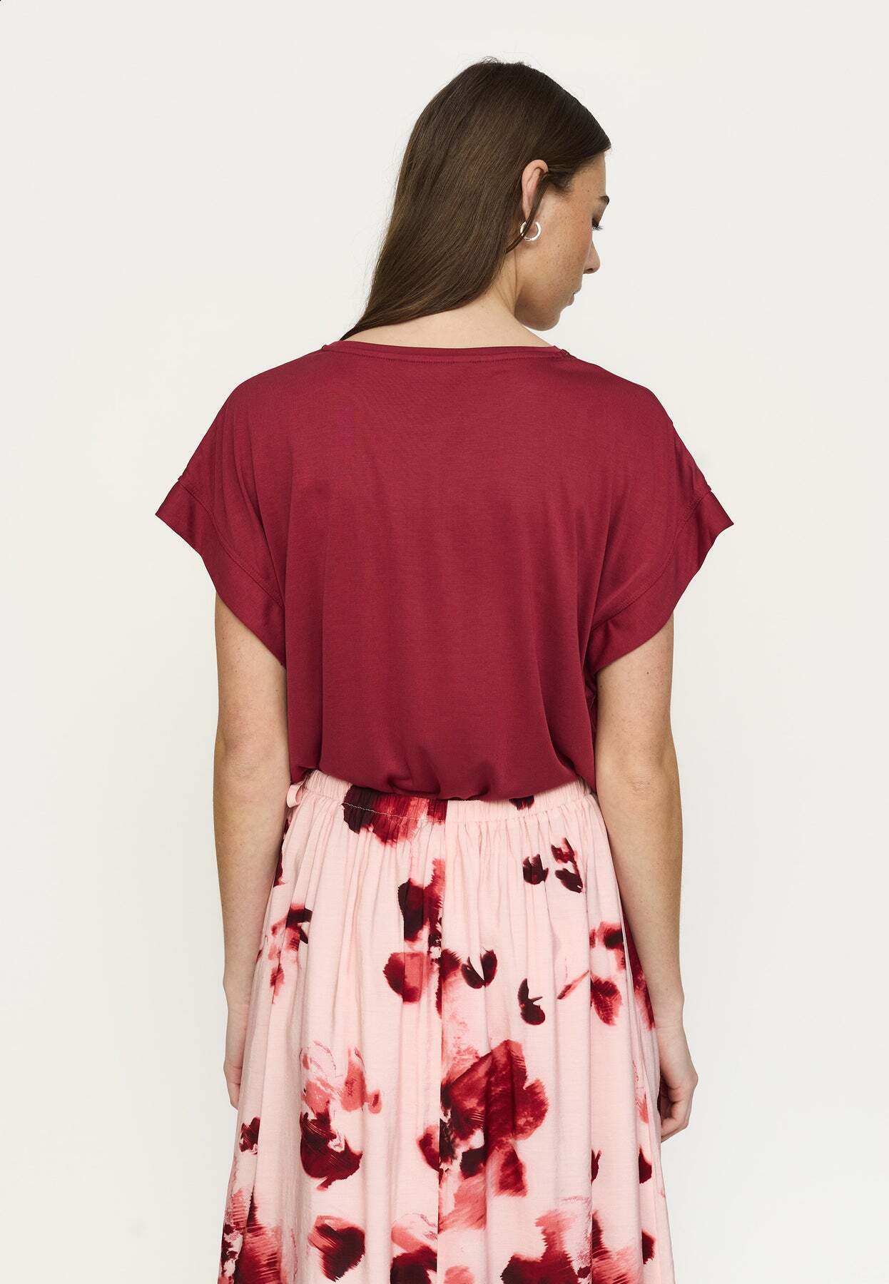 SOFT REBELS T-SHIRT ELLA BURNT RUSSET