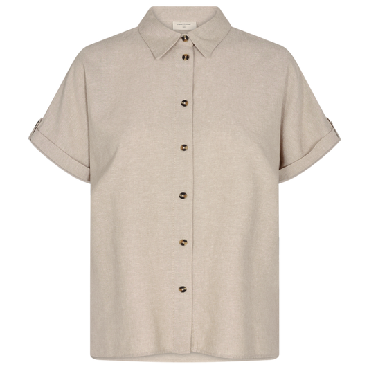 FREEQUENT BLOUSE LAVA SAND MELANGE