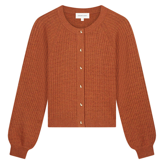 FABIENNE CHAPOT VEST CHARLOTTA BURNT SUGAR
