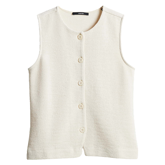 SOMEDAY GILET ULIDA NATURAL GLAZE
