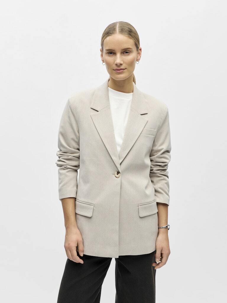 OBJECT BLAZER LISA HUMUS/MELANGE